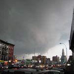 Looming clouds over Brooklyn
